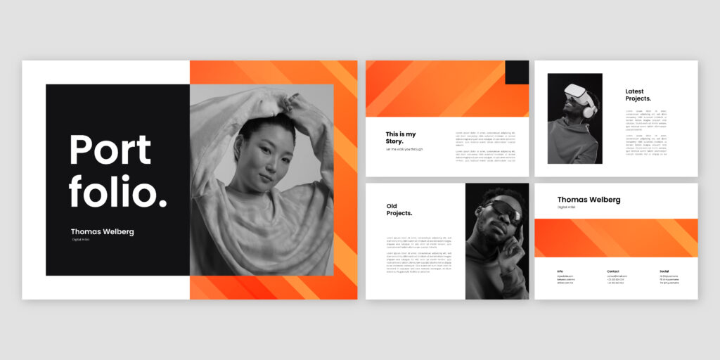 10 Best Graphic Design Portfolio Examples + Templates