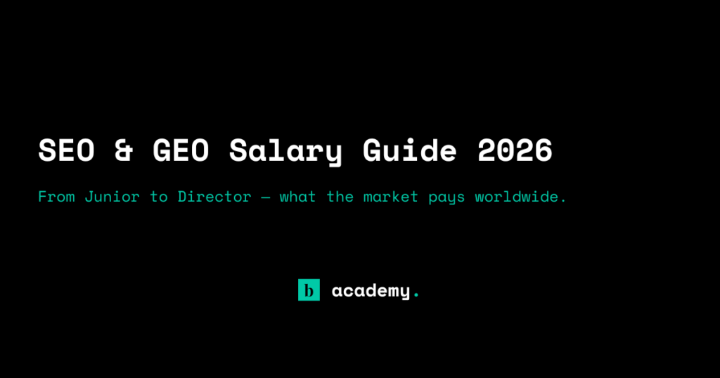 SEO & GEO Salary Guide 2026