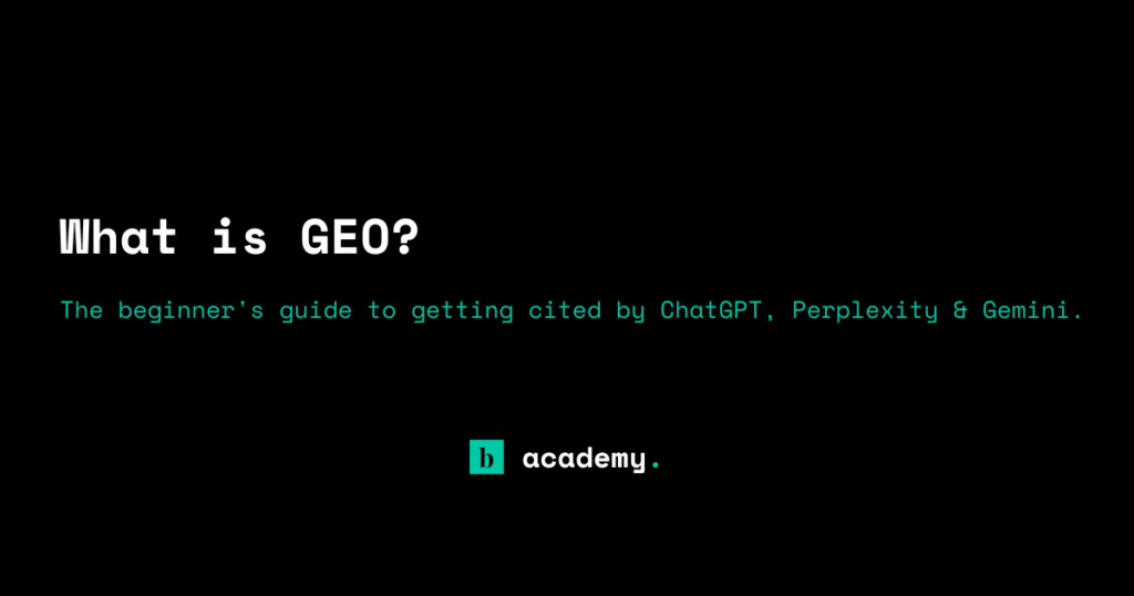 What is GEO?